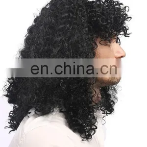 Black Party Wig, Party Afro Wig P-W191 thumbnail-6