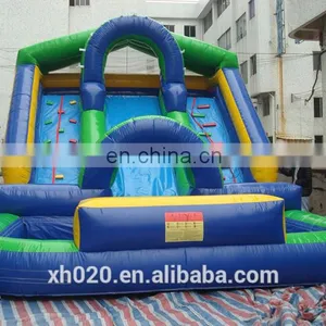 Outdoor Giant Inflatable Water Slide With Climbing Wall thumbnail-3