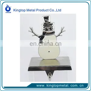 Metal Christmas Snowman Stocking Holder thumbnail-1