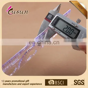 High Quality Plastic Straight Ruler With Protractor thumbnail-5
