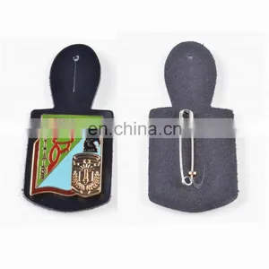 Shiny Gold Plated Cap Badge for Military thumbnail-2
