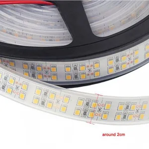 DC12V LED Strip 2835 SMD Double Row 240LEDs/m 5M/lot IP20 IP67 Waterproof Flexible LED Strip Light 3528 White Warm White thumbnail-3