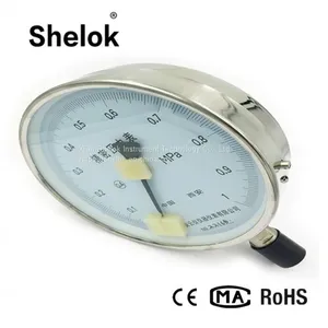 SS 316L High Precision Pressure Gauge, Pressure Meter thumbnail-2