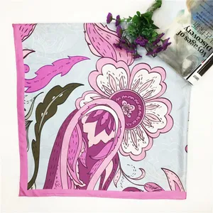 Low MOQ High Quality Custom Digital Printed Silk Scarf For Men thumbnail-1