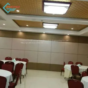 Chile Hotel Movable Partition Wall Acoustic Wooden Hanging Folding Partition Wall With Variety Color thumbnail-3