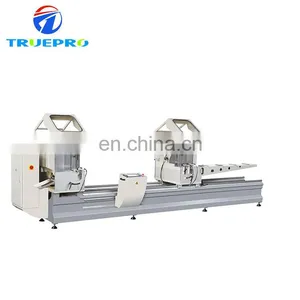 Aluminium Window Profile Digital Display Double Head Cutting CNC Saw for Sale thumbnail-1
