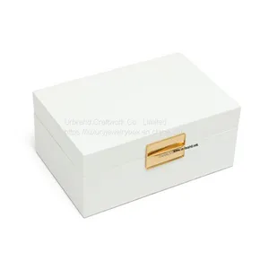 Different Design Low Price High-Quality Glossy White Empty Jewelry Ring Display Box With Your Logo Urbrand thumbnail-3