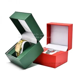 Fashion Design PU Leather Watch Gift Packaging Box With Factory Price. thumbnail-1
