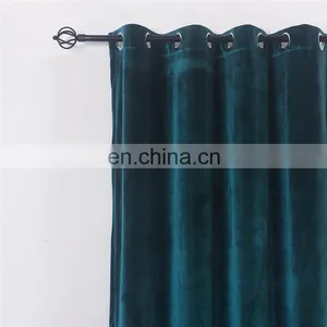 Home Used 100% Polyester Velvet Blackout Curtains Pictures thumbnail-6