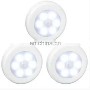 3pcs for One Pack Wireless Cabinet Home Decoration Motion Sensor Light 6 Led thumbnail-2