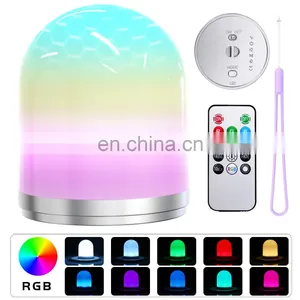 2020 Amazon USB Rechargeable Remote Control Muti-colors Changed Home Decoration Night Light Led for Baby Feeding Kids thumbnail-2
