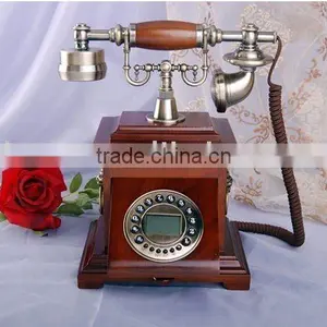 Wooden Man-made Reproduction Antique Telephone thumbnail-1