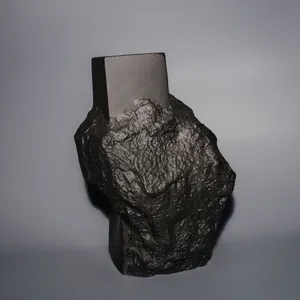 Modern Art Stone Face Ceramic Flower Vase thumbnail-1
