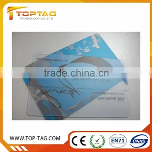 Cheap Transparent Business Card With Gold Stamping thumbnail-4