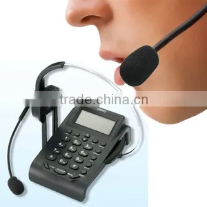 2015 Call Center Corded Caller id Headset Telephone thumbnail-2