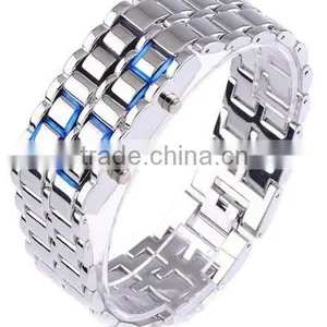 High Band Japan Iron Samurai Led Watch thumbnail-1