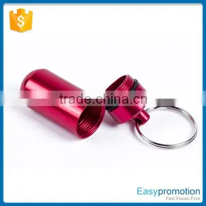 Hot Promotion Aluminum Pill Bottle Keychain Wholesale thumbnail-5