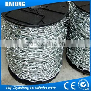 G70 Galvanized Welded Medium Steel Link Chain thumbnail-1