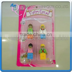 Mini Qute 4pcs/lot Intellect Girls Kawaii Fairyland Friend Models Action Figure Plastic Building Block Educational Toy NO.24792A thumbnail-1