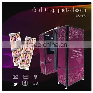 Hi-tech Touch Screen Wedding Photo Booth Rental With Wifi Facebook thumbnail-1