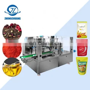 Packaging for Charcoal Crisp Dairy Snack Machinery Milk Powder Food Doypack Packing And Filling Machine thumbnail-1