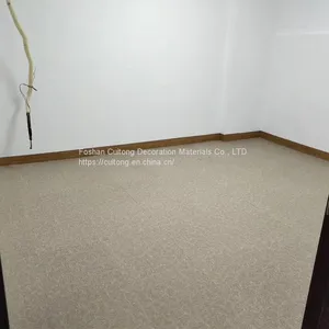 Horizontal Stripe PVC Sheet Floor Carpet Stone Plastic Floor Tile Office Showroom Clothing Store Milk Teahouse Glue thumbnail-4