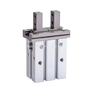 MHZ2-16D 20D 25D 32D 40D Aluminium Clamps Finger Cylinder MHZ2 Double Acting Air Pneumatic Parallel Gripper thumbnail-3