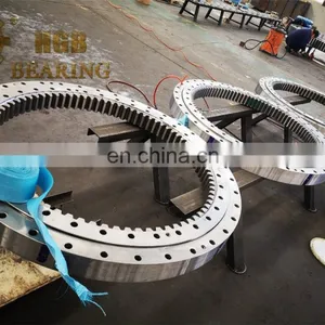 Internal Gear Swing Bearing Excavator Parts Cross Roller Slewing Rings Bearing thumbnail-5
