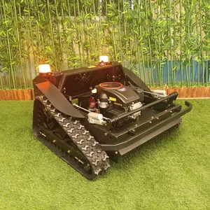 Remote Control Tank Lawnmower for Sale Wireless Radio Control Mower for Sale Radio Controlled Lawn Mower Robot for Sale thumbnail-5