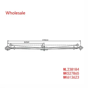 ML238184, MK527865, MK613623 Front Axle Spring Set of Medium Duty Vehicle Wholesale For Mitsubishi thumbnail-1