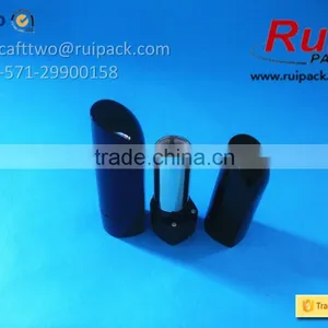Finger Shap Lipstick Case With Aluminum Gold Inner, Black Lipstick Tube/container in Unique Shape thumbnail-3