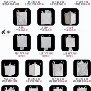 1000kgs Firewood Bag Bulk Bag Super Sack Breathable Big Bag Vented Container Bags 1ton Bag for Packaging Log, Firewood, Potato, Onion thumbnail-1