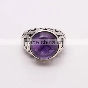 AMETHYST RING Ring,925 Sterling Silver Jewelry Wholesale,WHOLESALE SILVER JEWELRY,SILVER EXORTER,SILVER JEWELRY FROM INDIA thumbnail-1