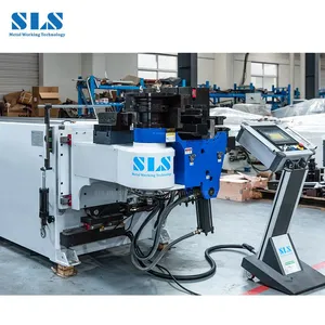 Electric Servo 3D CNC Hydraulic Full Automatic Steel Round Square Tube Pipe Bending Machine Pipe Tube Bender With Mandrel Push Rolling thumbnail-2