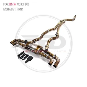HMD Titanium Alloy Exhaust Catback for BMW F40 M135i B48/M240I B58 G42/340I F30/330i G20 Car Accessories Whatsapp+86 18946955156 thumbnail-2
