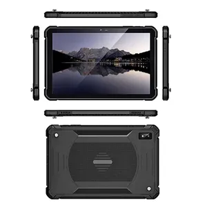HR1087 Cheapest Factory 10.1'' Android 13 MTK8788 8-core 8GB+256GB IP68 10000mAh Rugged Tablet Pc With NFC Hand Belt Stylus Pen thumbnail-1