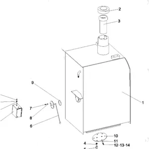 Wholesale Genuine Sanny Spare Parts Hydraulic Oil Tank Assy 13601695 for Sy365 Sy395 thumbnail-2