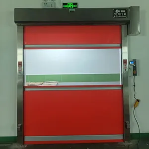 Automatic Rapid Roll Up Door With Premium PVC Fabric Curtain and Smart Servo Drive System for Industrial Applications thumbnail-1