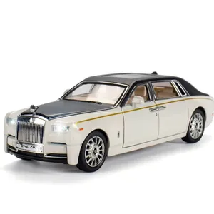 CHEZHI 1:24 Phantom Alloy Car Model Six-open With Sound and Light Pullback Car Metal Model Toy thumbnail-3