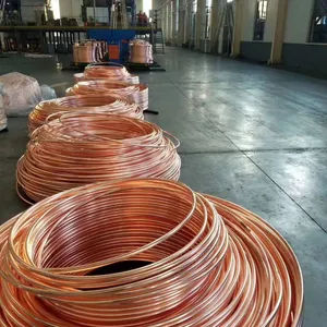 High Quality C10200 Hard Copper Tube for Warehouses and Workshops 4/5/6 Straight Copper Tube thumbnail-4