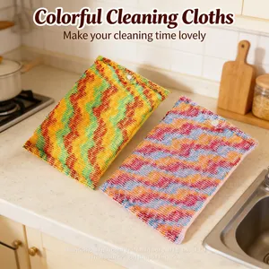 Colorful Absorbent Sponges Dual Sided Dish Sponges for Grease & Grime Removal thumbnail-2