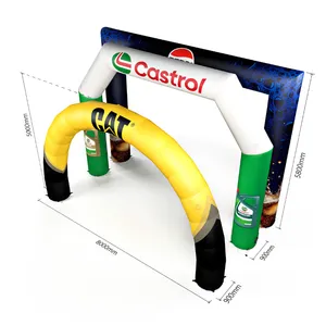 Custom Inflatable Arches Advertising Running Race Arch 3 Shapes Entrance Exit Inflatable Event Arches Inflatables thumbnail-2
