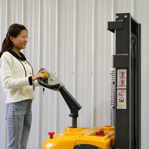 Electric Hydraulic Pallet Stacker 2T 3T 4m Lifting Height Electric Stacker Lift Electric Forklift Lift Electric Pallet Stacker thumbnail-3