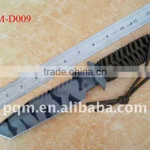 Damascus Hunting Camouflage Color Survival Knife 009 thumbnail-1