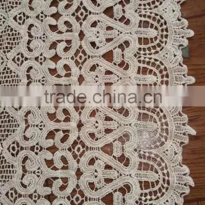 Wholesale Water Soluble Lace Fabric Cotton Embroidery Full Lace thumbnail-2