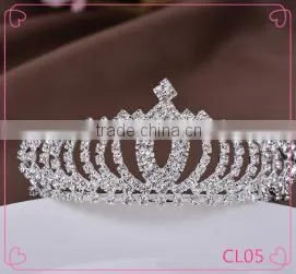 Rhinestone Hair Accessories Bridal Tiaras 2016 Crystal Tiaras for Wedding Crowns thumbnail-1