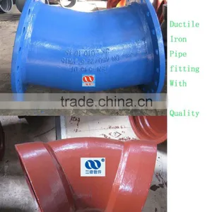 Double Socket/flanged Elbow Pipe Fitting thumbnail-1