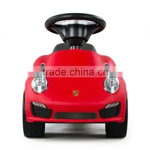 No Need Power Use Foot Pushing Licensed Ride on Car Porsche thumbnail-4
