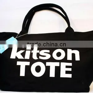 2016 Cotton Black Tote Bag thumbnail-1