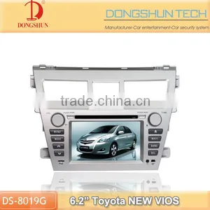 6.2 Inch Touch Control TOYOTA New Vios DVD Player With TV,GPS Bluetooth thumbnail-1
